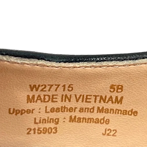 Cole Haan women's Go-To Slingback black leather point toe heels size 5 - Picture 9 of 12